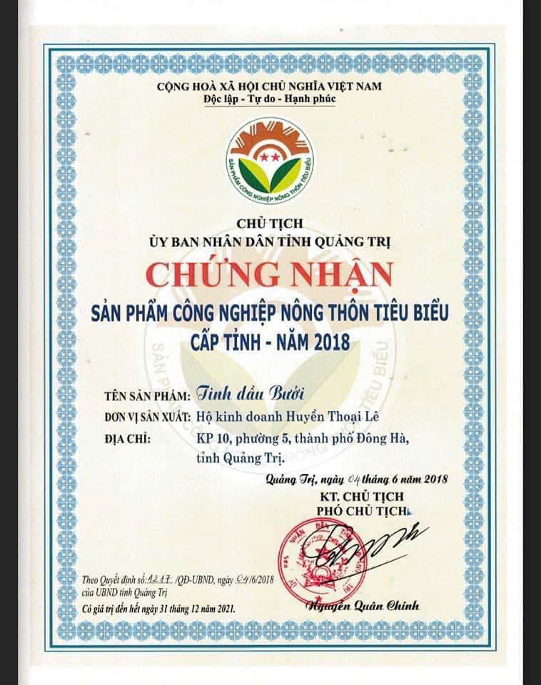 Tinh dầu bưởi - Ảnh 4